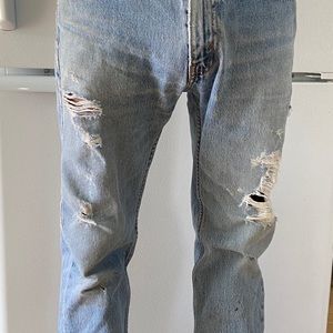Levi 501 vintage distressed